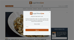Desktop Screenshot of legalnewsline.com