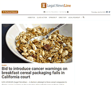 Tablet Screenshot of legalnewsline.com